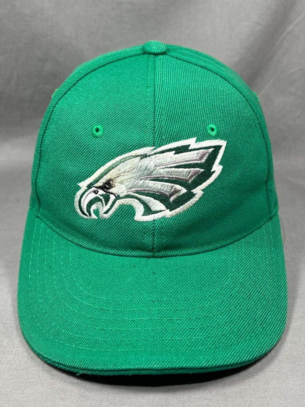 BMOS Philadelphia Eagles Fitted Hat Small S Green Embroidered NFL Cap Football